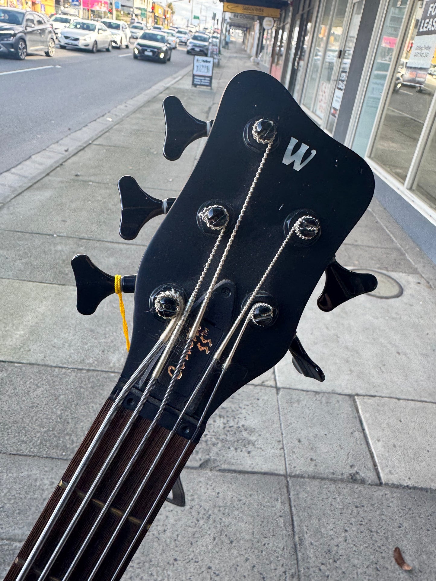 Warwick Corvette $$ 5-String Electric Bass Guitar | Trans Black