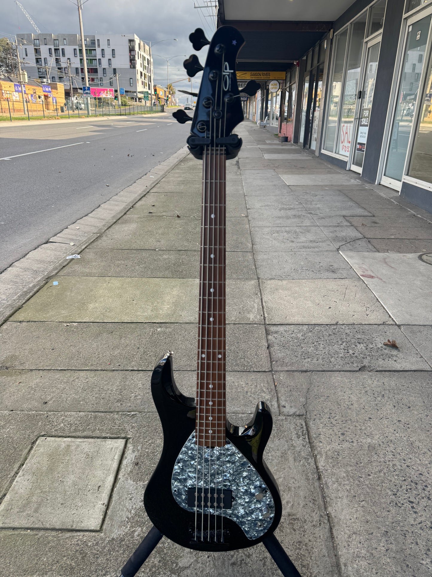 OLP Stingray 5-String Electric Bass Guitar | Black