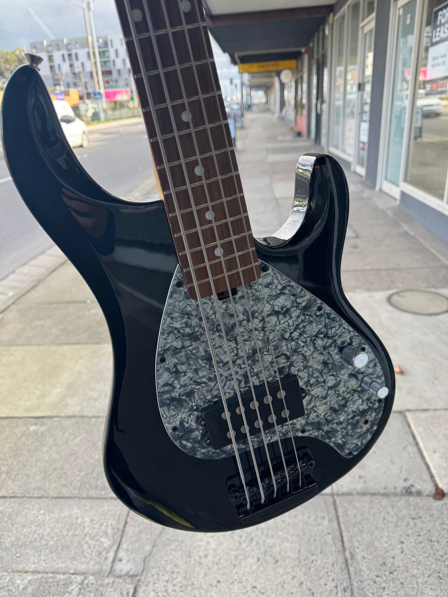 OLP Stingray 5-String Electric Bass Guitar | Black