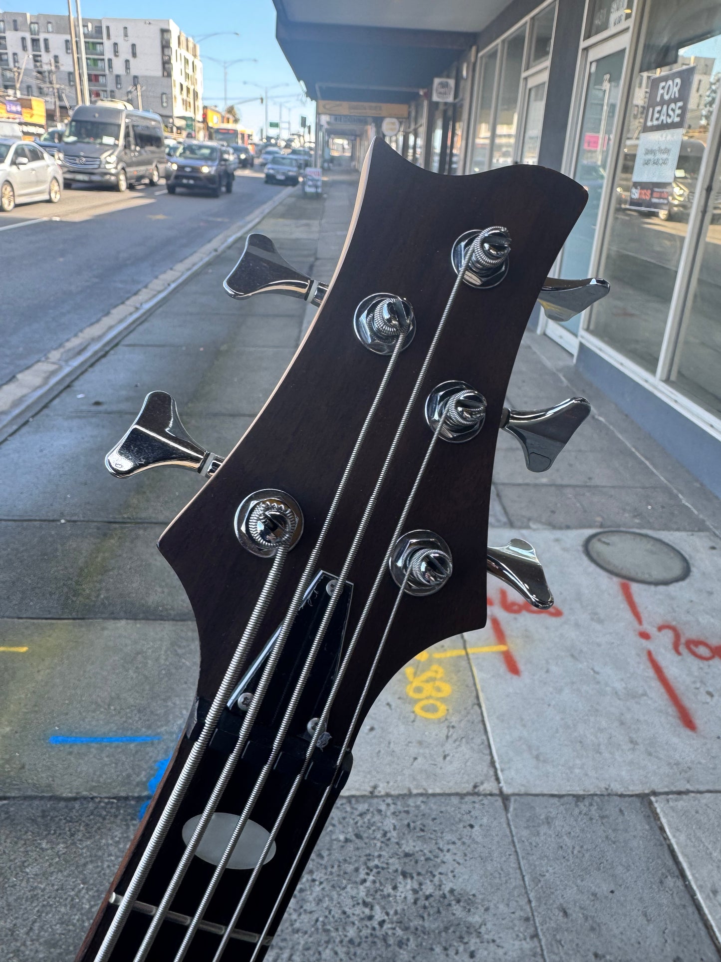 Chard 5-String Active Electric Bass guitar | Natural