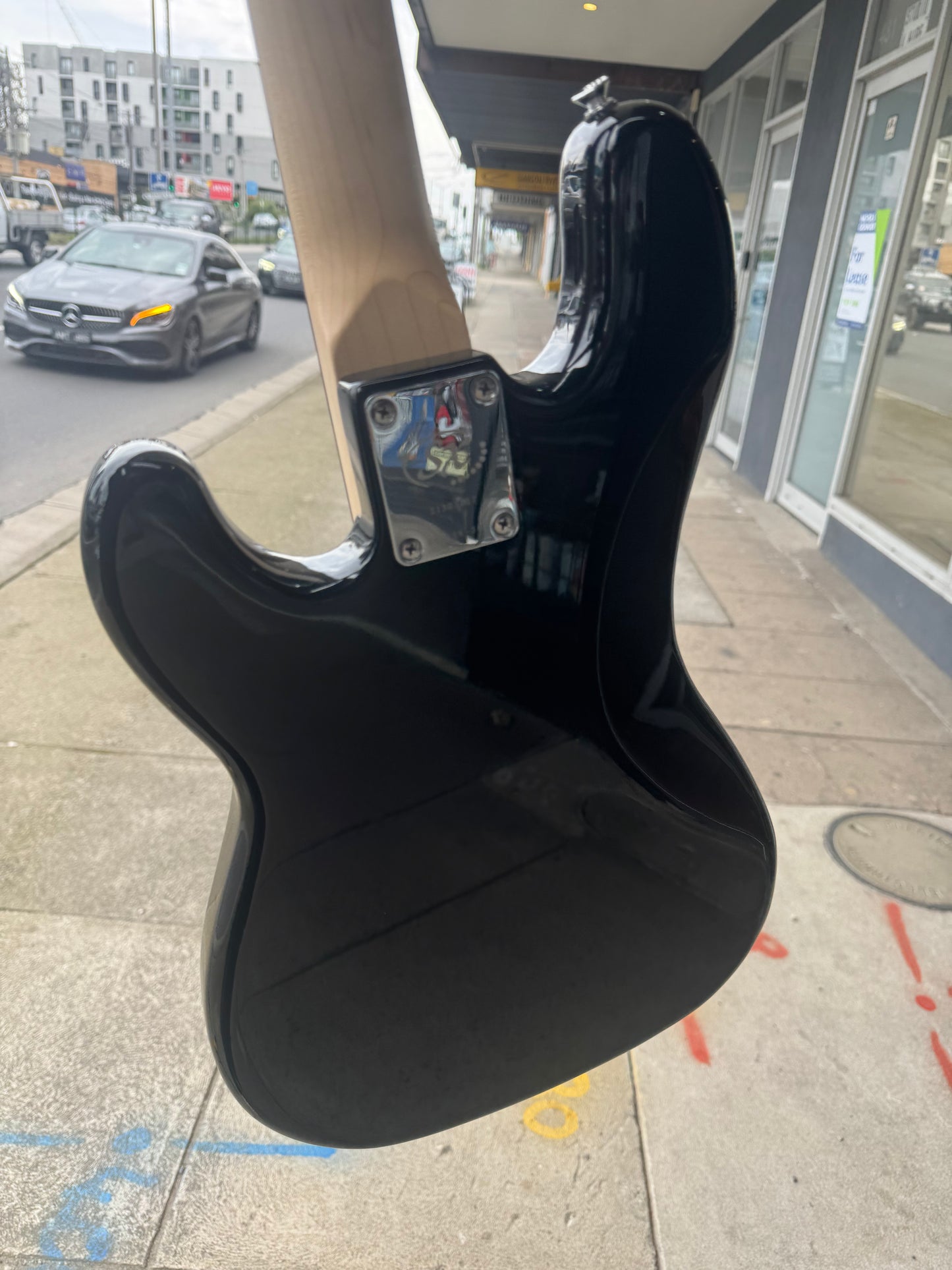 SX P Bass & Amp Package | Black | 3/4 Size