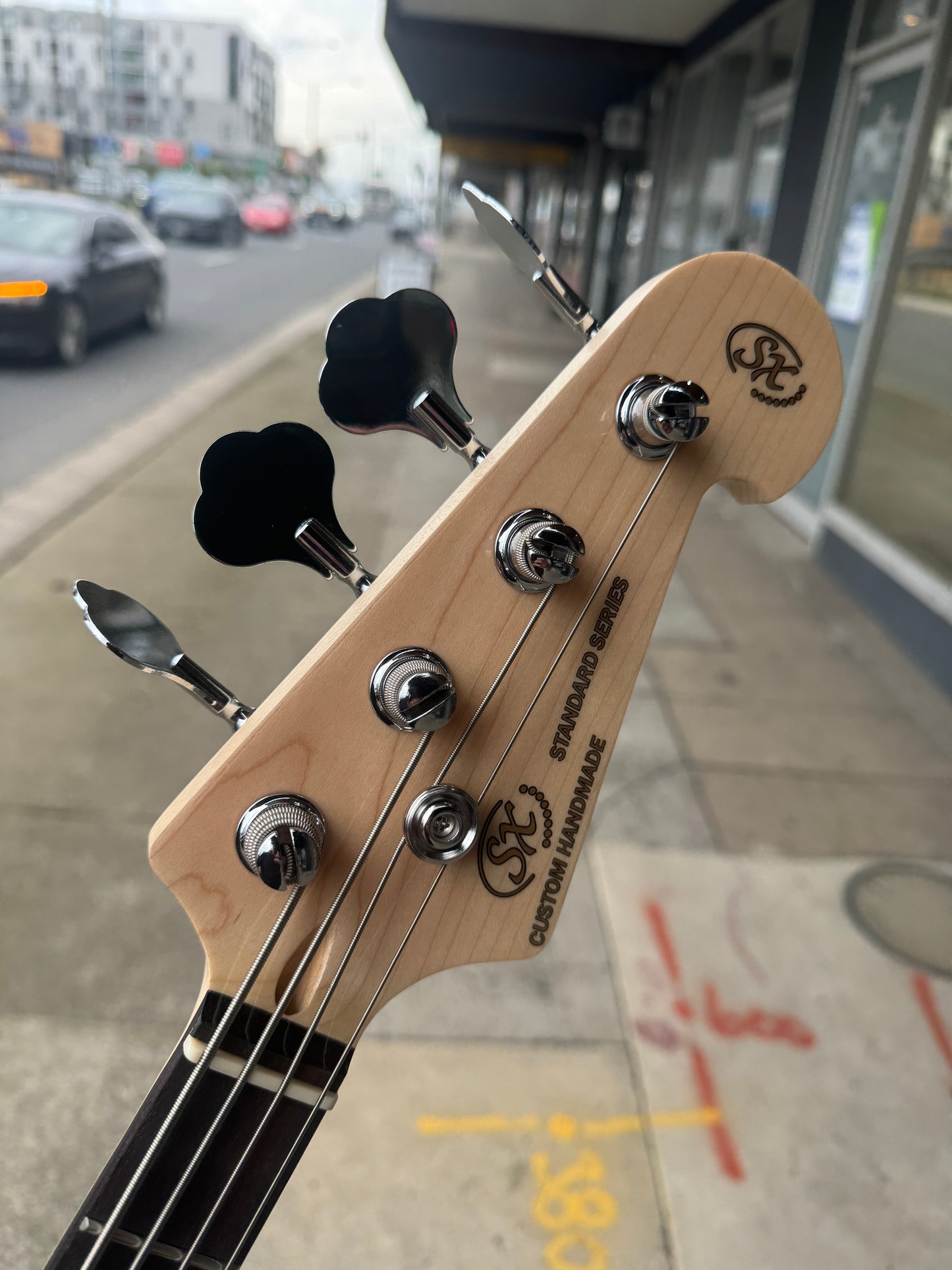 SX P Bass & Amp Package | Black | 3/4 Size