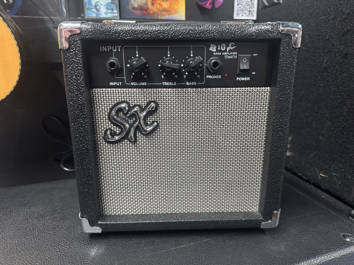SX P Bass & Amp Package | Black | 3/4 Size