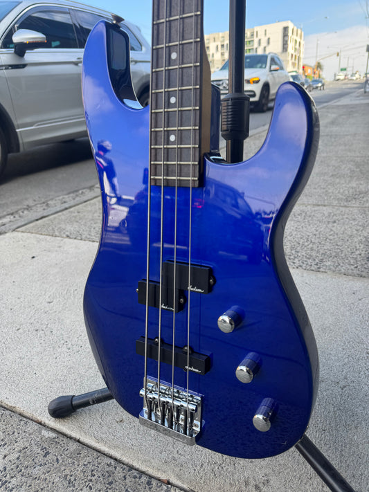 Jackson Pro PJ 4- String Electric Bass | Blue