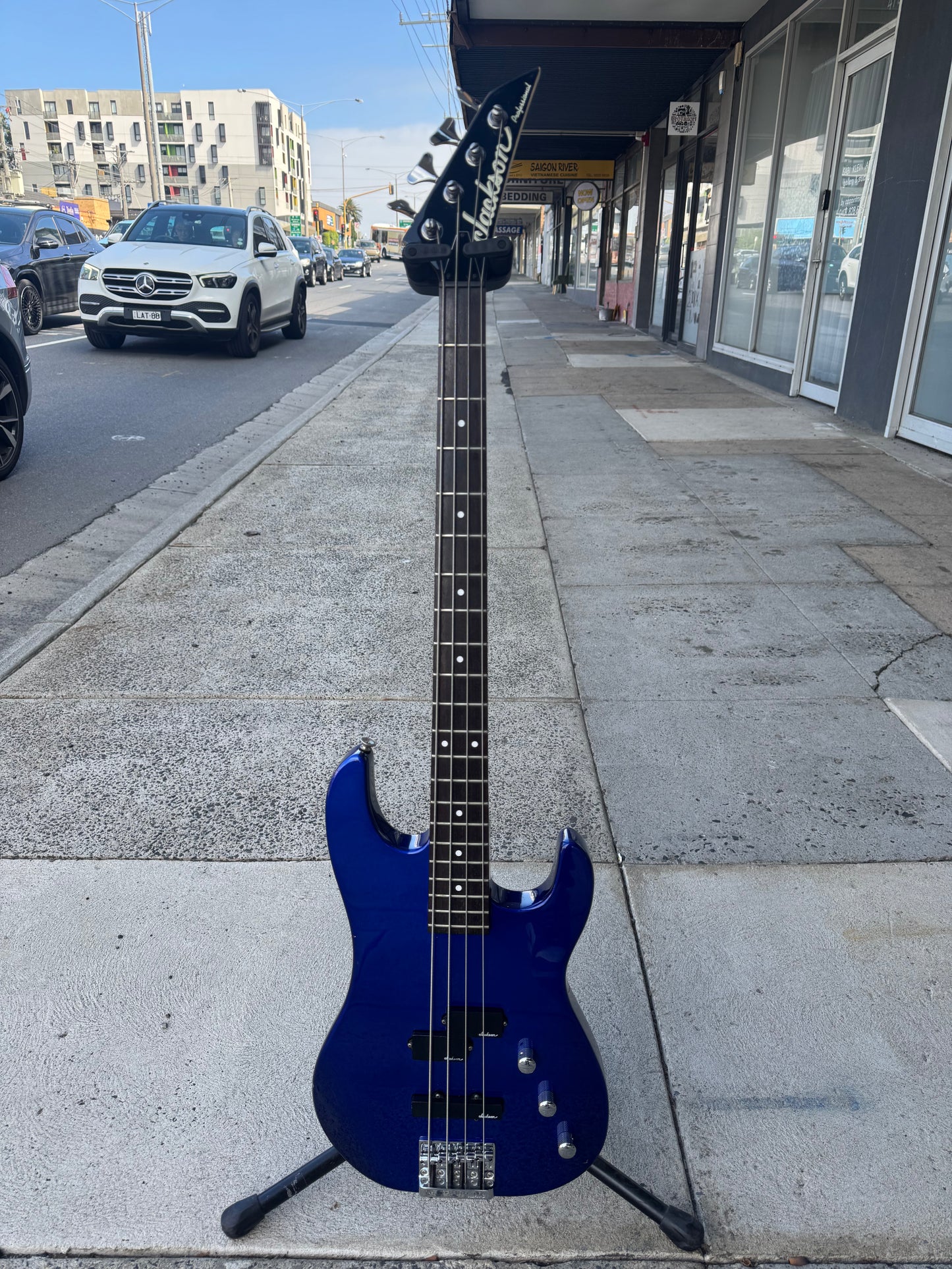 Jackson Pro PJ 4- String Electric Bass | Blue