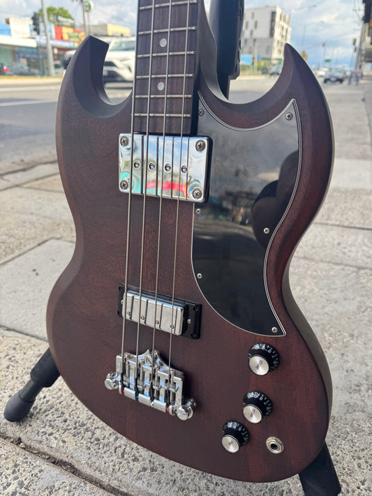 Gibson 120th Anniversary 2014 SG Bass - Worn Brown