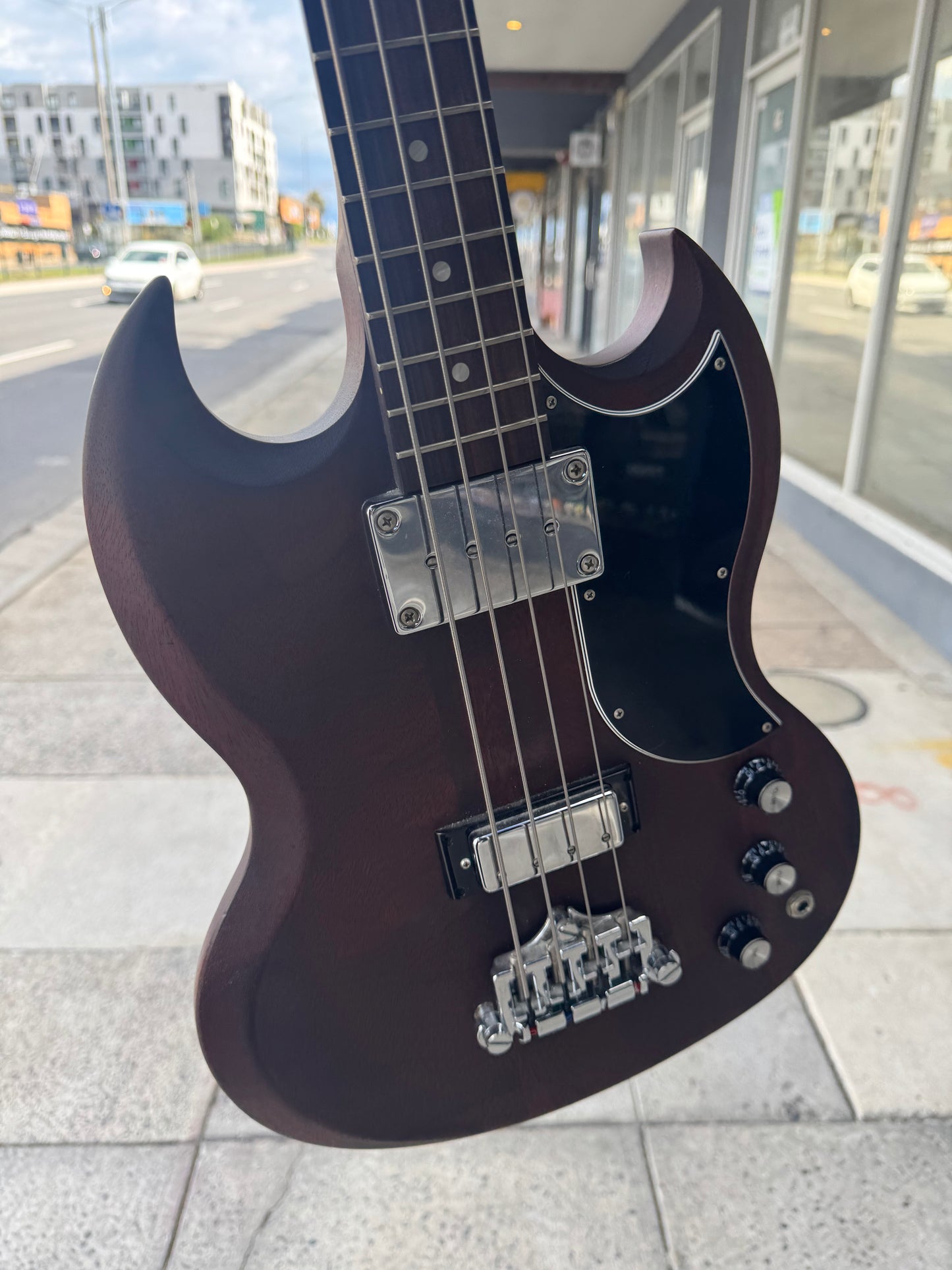 Gibson 120th Anniversary 2014 SG Bass - Worn Brown