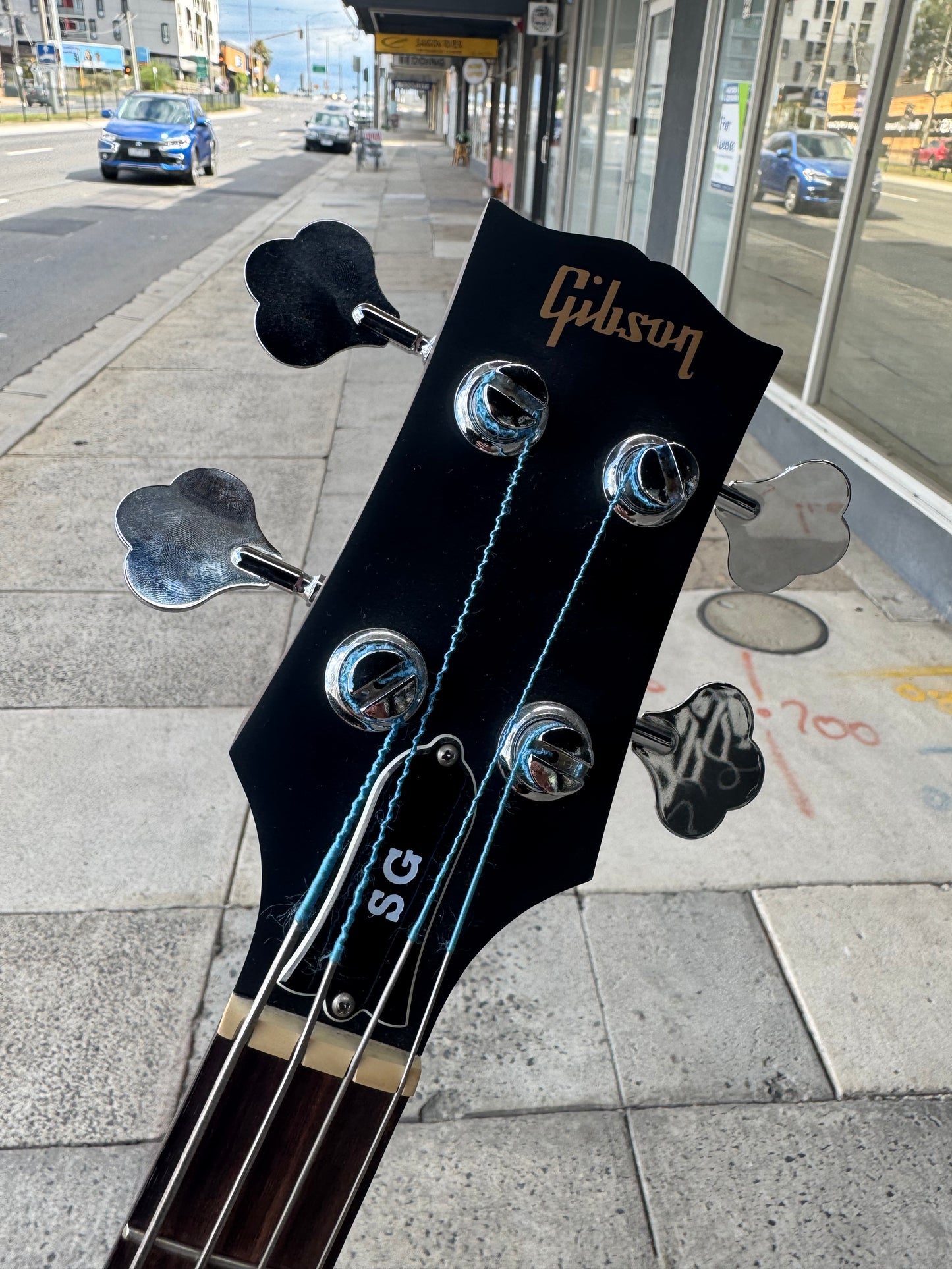 Gibson 120th Anniversary 2014 SG Bass - Worn Brown