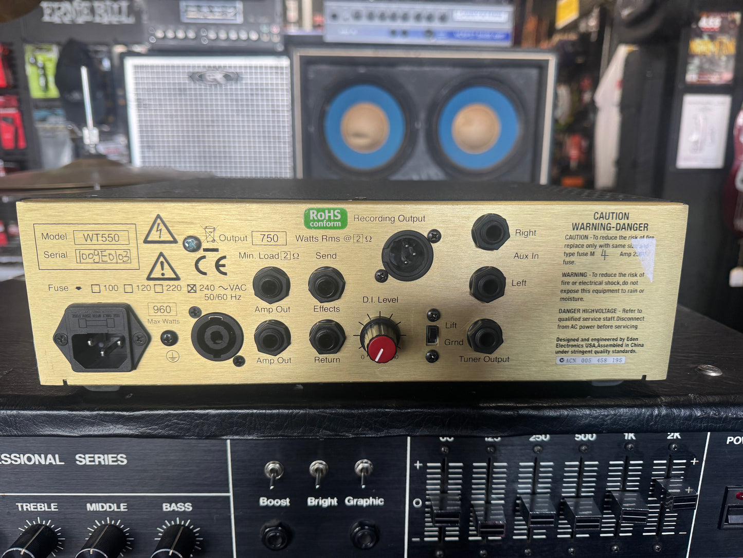 Eden Traveller 550 Bass Amplifier