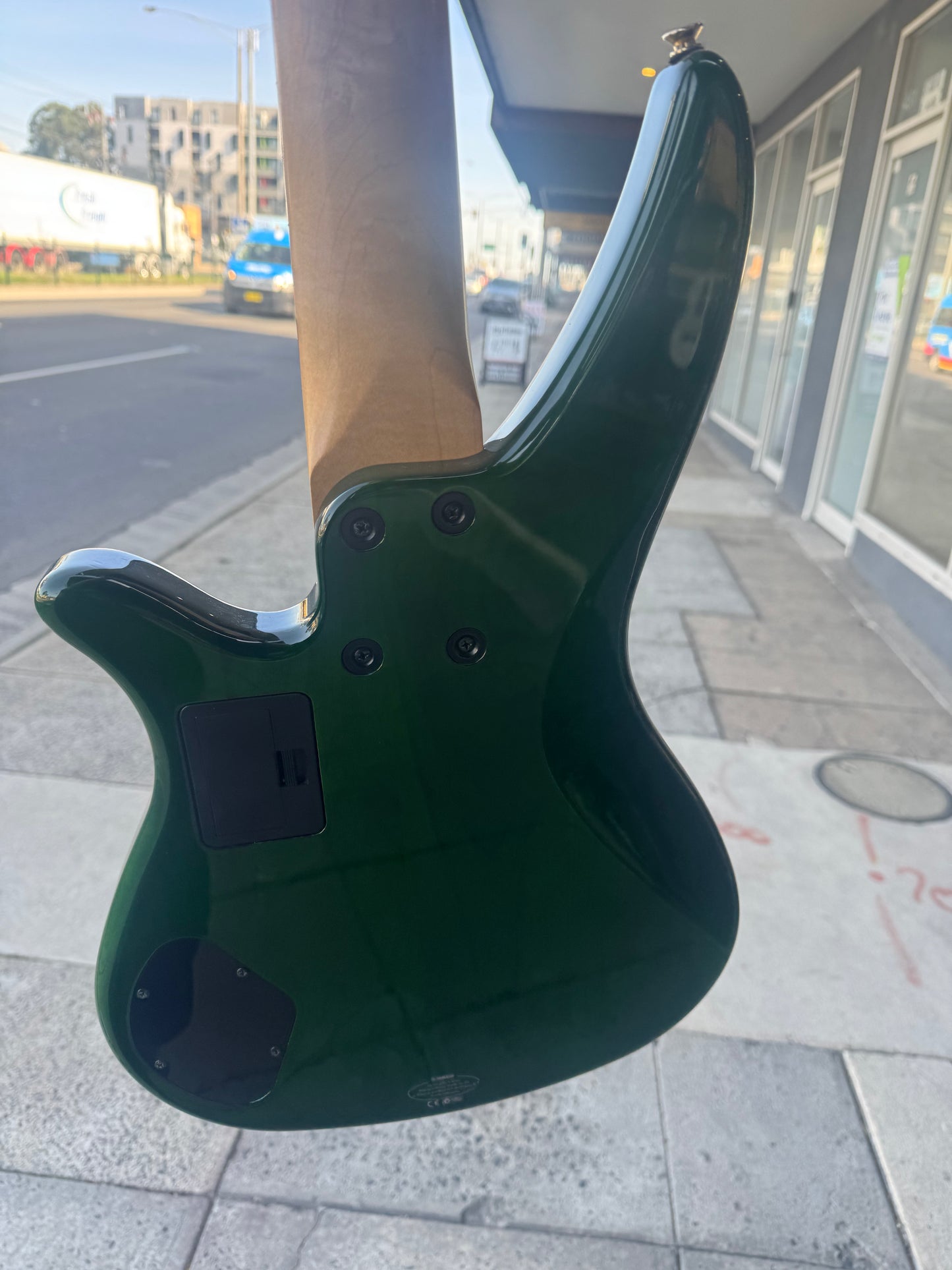 Yamaha RBX765 5-String Electric Bass | Green