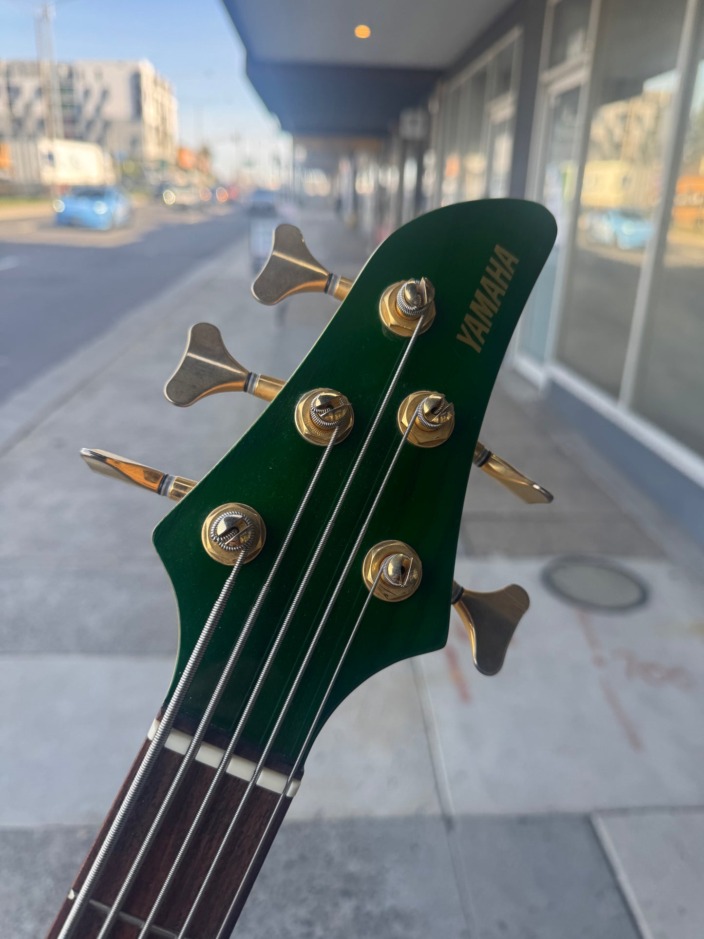 Yamaha RBX765 5-String Electric Bass | Green