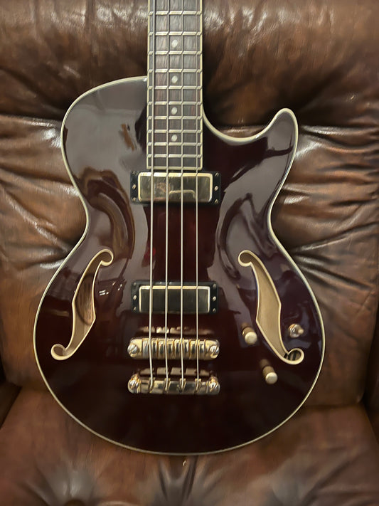 Ibanez Artcore AGB200 Semi Hollow 4-String Bass Guitar | Trans Brown - ON HOLD