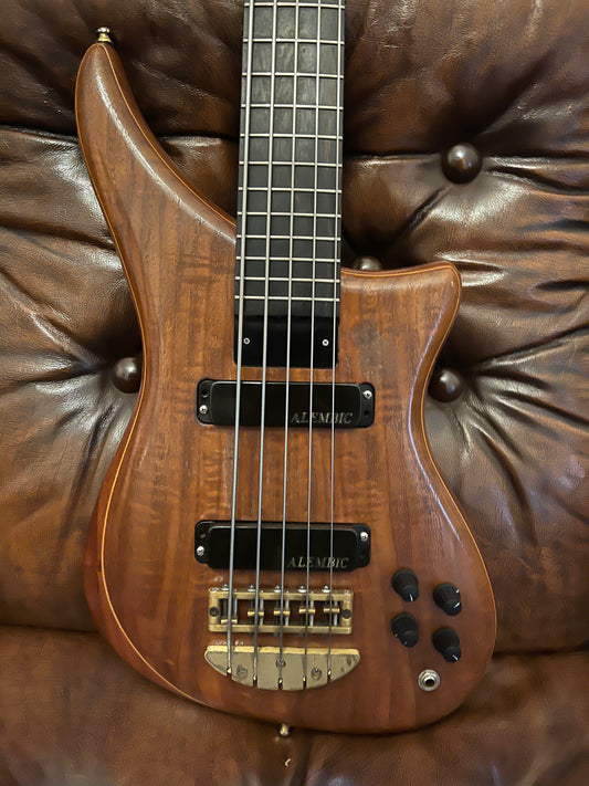Alembic Epic Electric Bass Guitar 1993 model | 5-String | Walnut