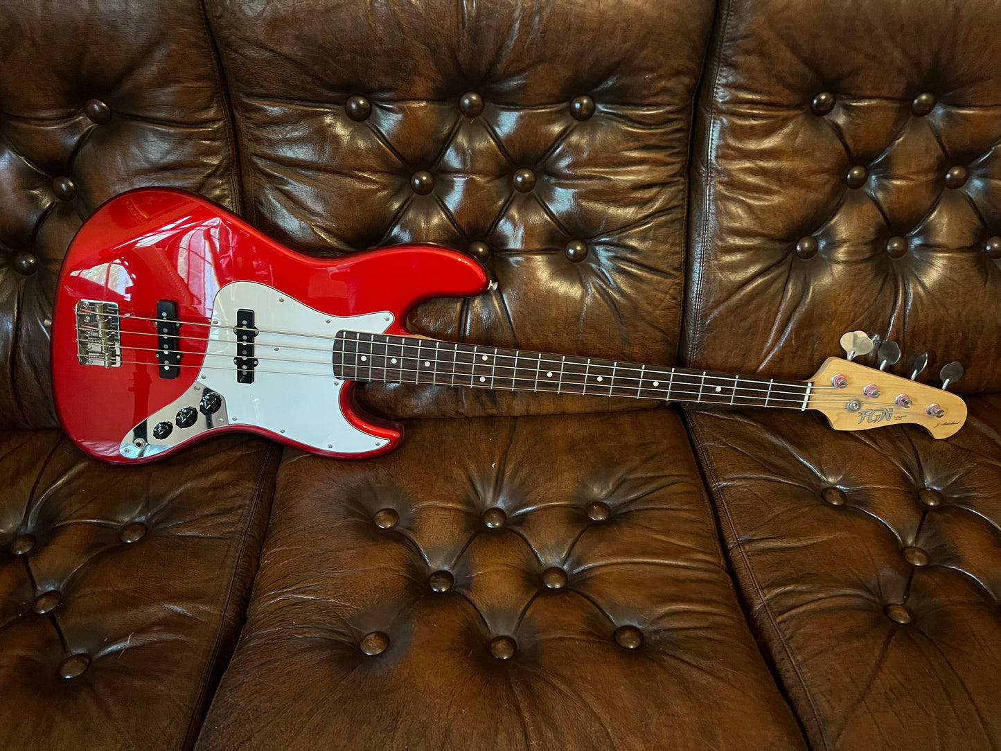 FGN Jazz 4-String Electric Bass MIJ | Red