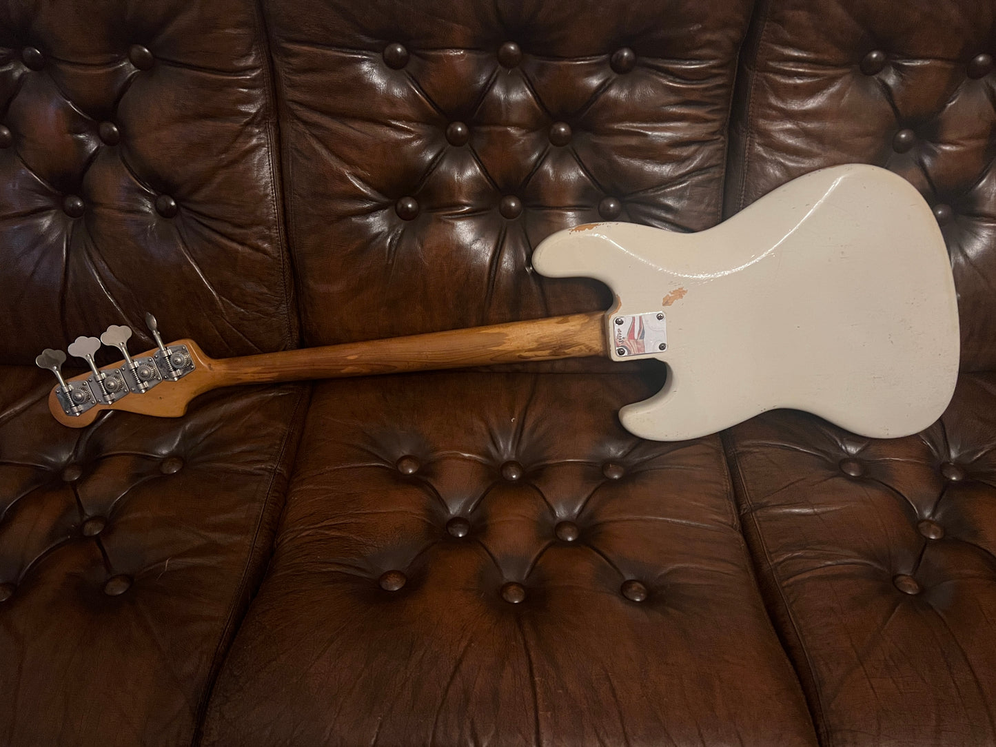 Fender Jazz Bass 1962 pre-CBS, (Refinished Olympic White)