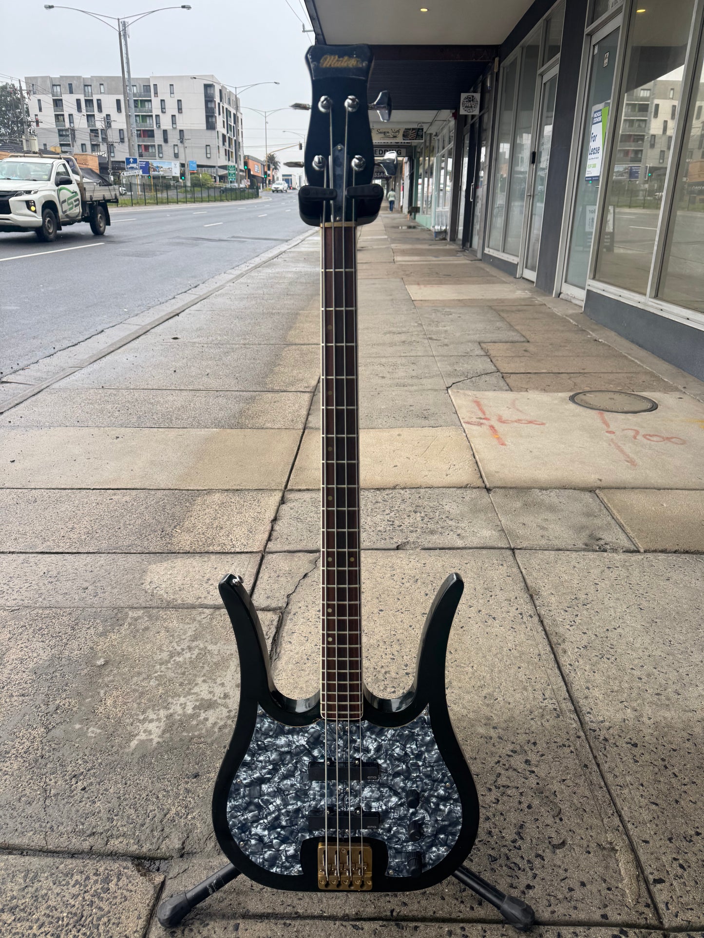 Maton El Toro 4-String Electric Bass | Black | 1969 Made in Australia