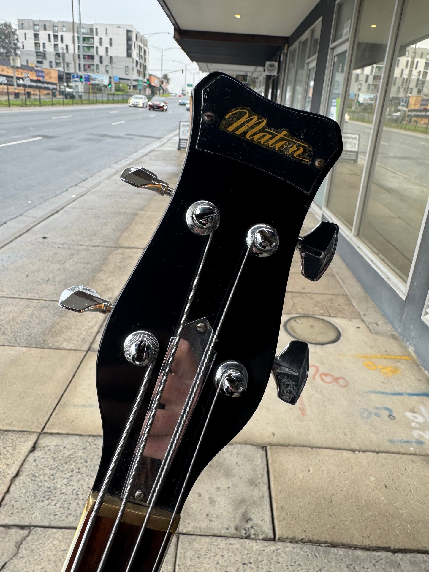 Maton El Toro 4-String Electric Bass | Black | 1969 Made in Australia