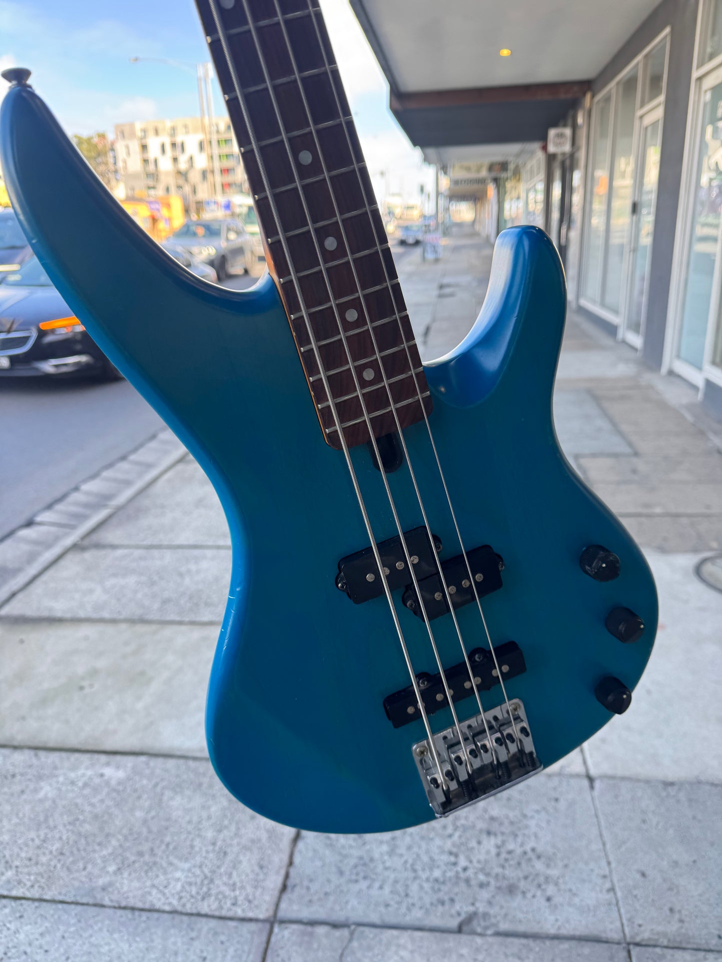 Yamaha RBX350 4-String Electric Bass Guitar | Trans lue