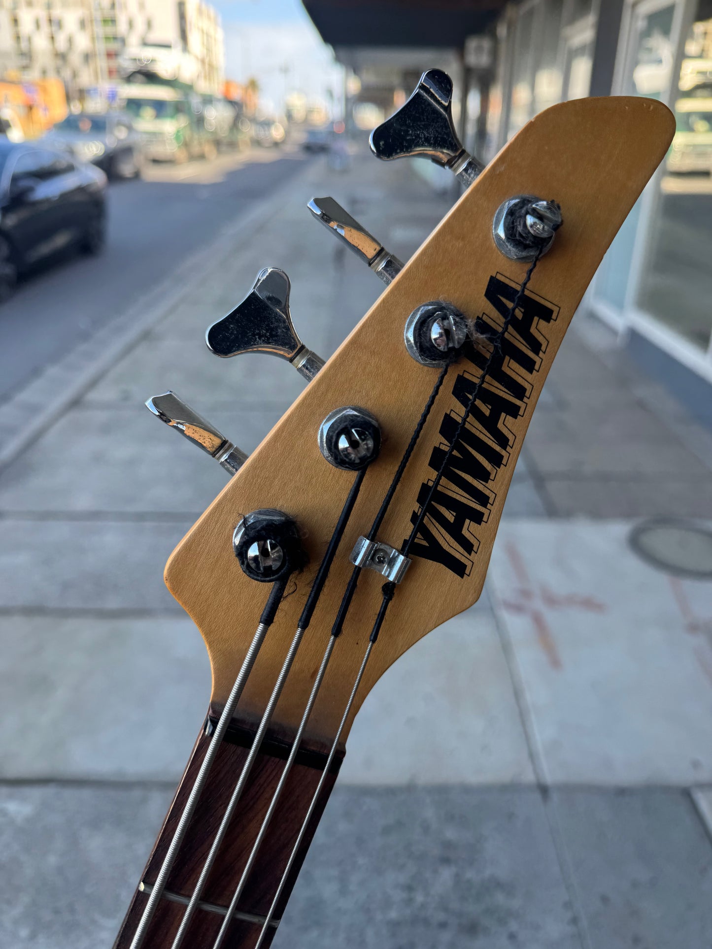 Yamaha RBX350 4-String Electric Bass Guitar | Trans lue