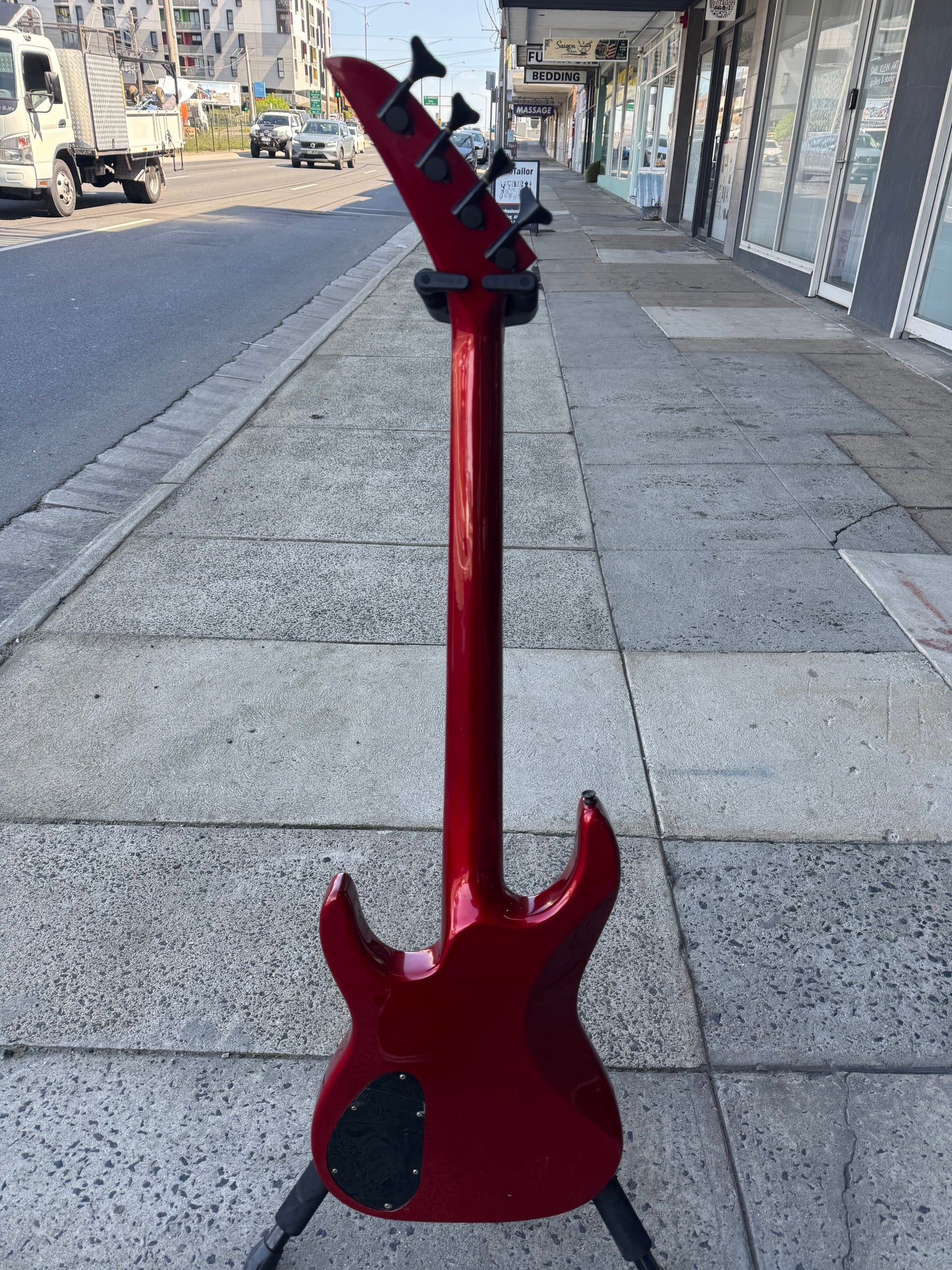 Kramer Forum III 4-String Electric Bass Guitar | Red