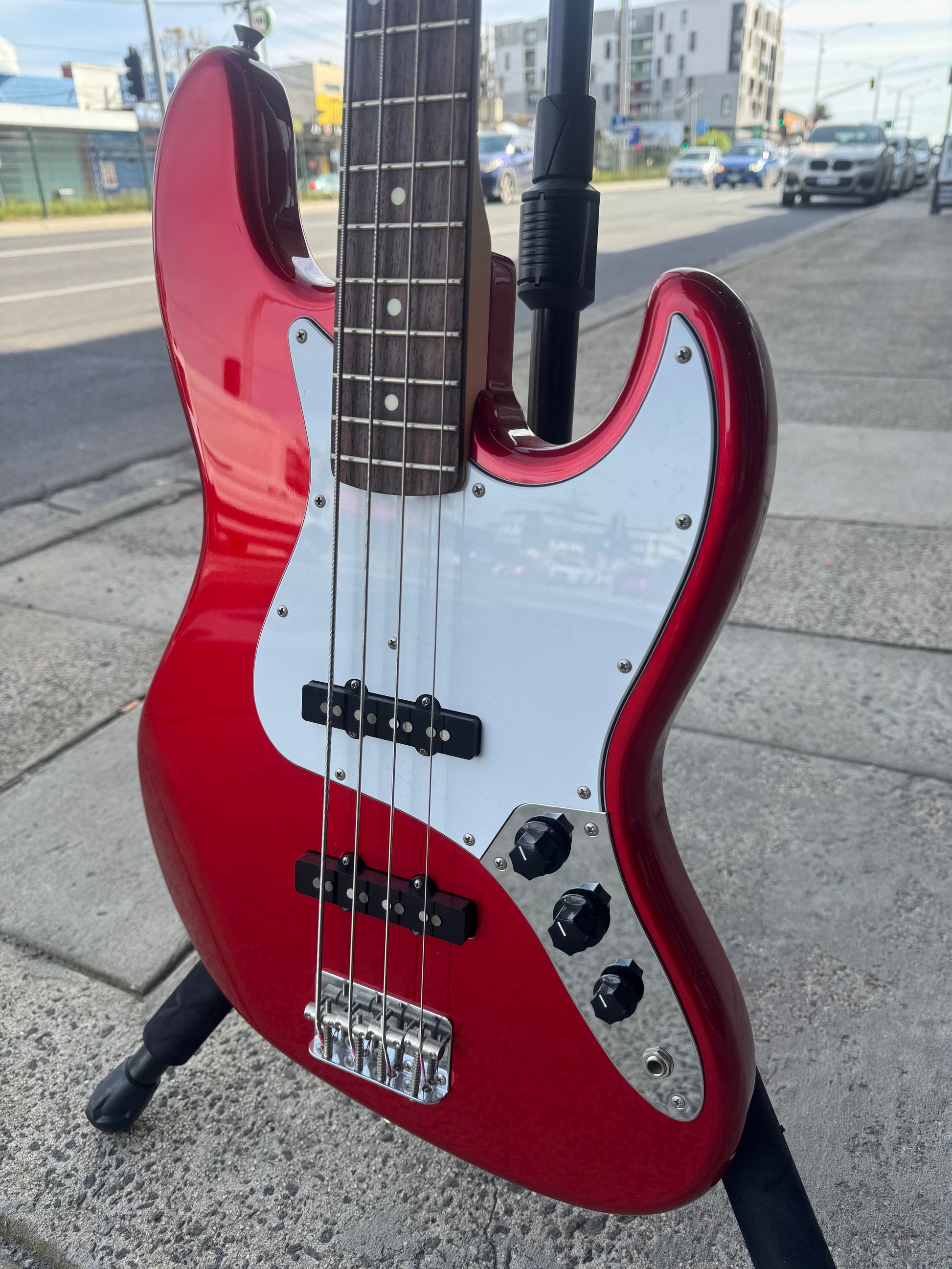 FGN J-Standard 4-String Electric Bass | Made in Japan 2010 | Red