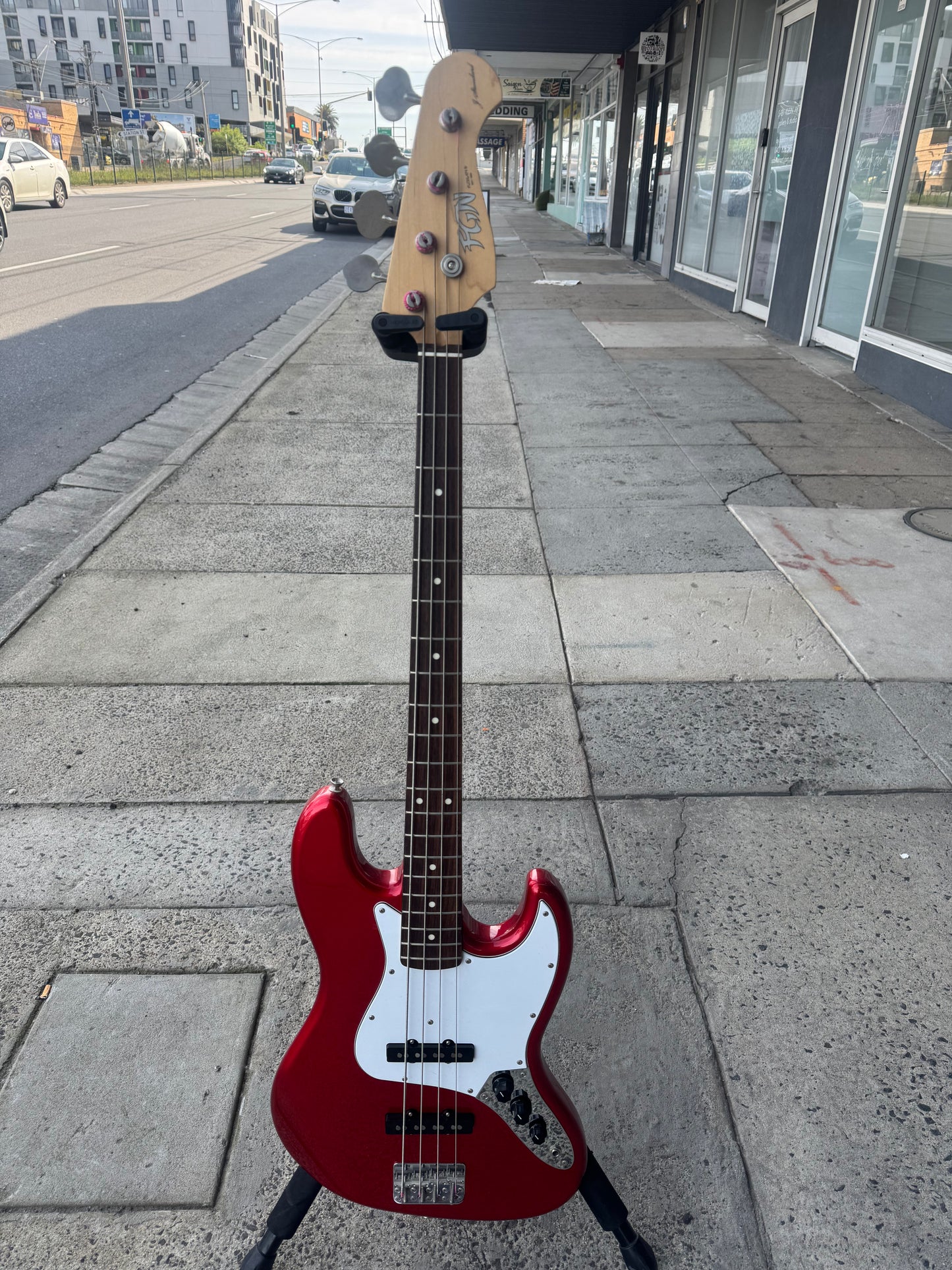 FGN J-Standard 4-String Electric Bass | Made in Japan 2010 | Red