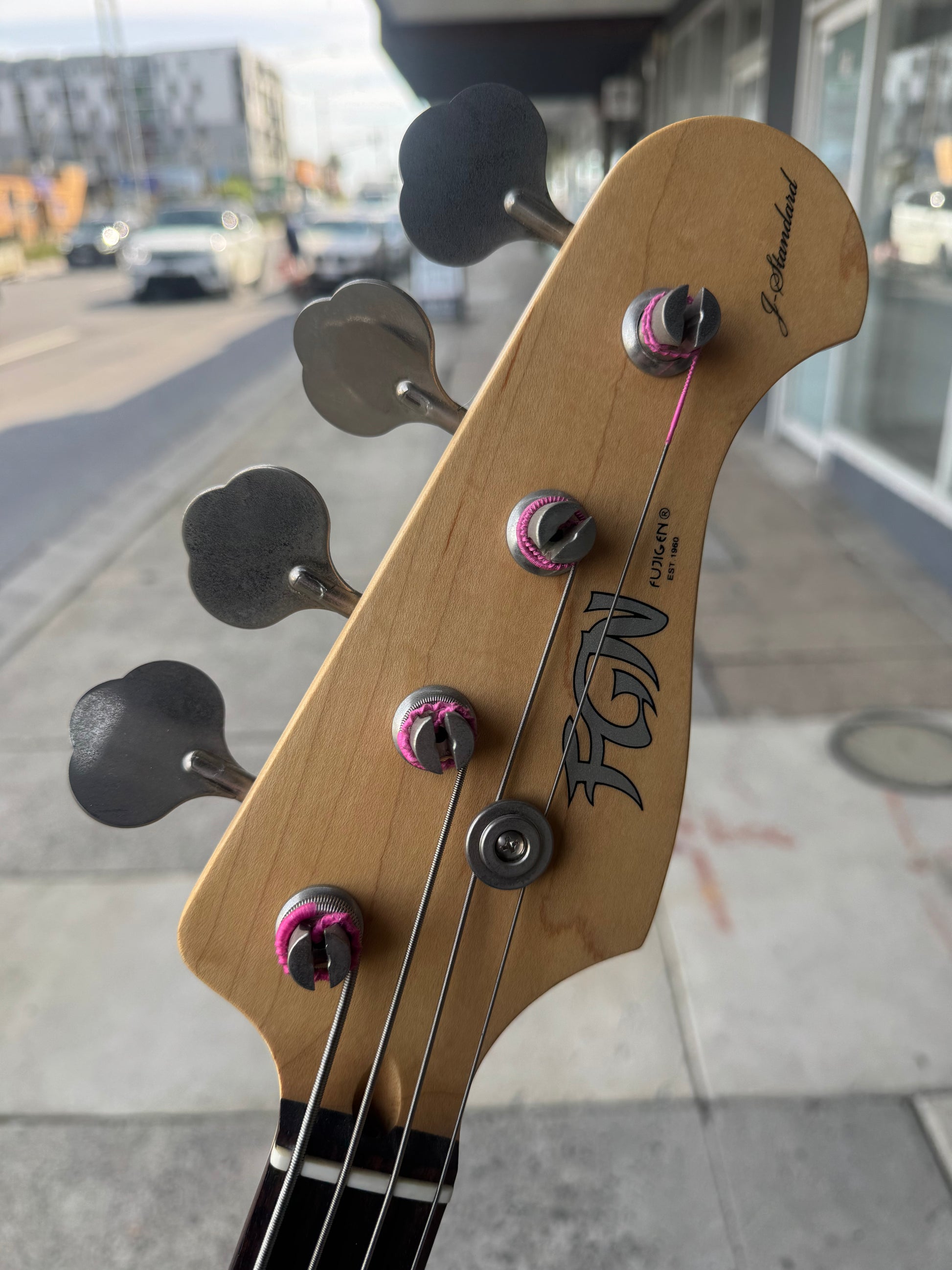 FGN J-Standard 4-String Electric Bass | Made in Japan 2010 | Red