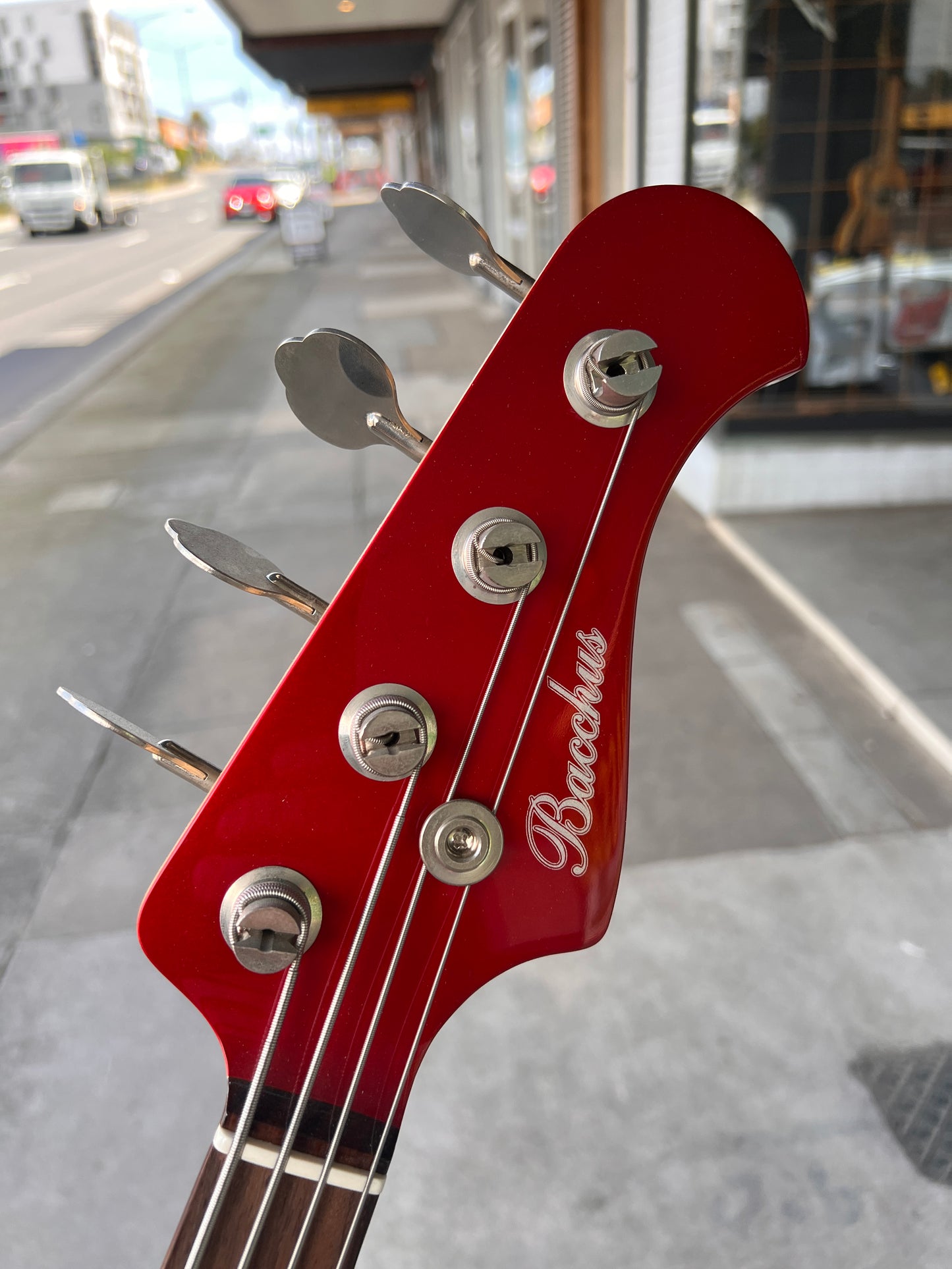 Bacchus Jazz Bass | Red