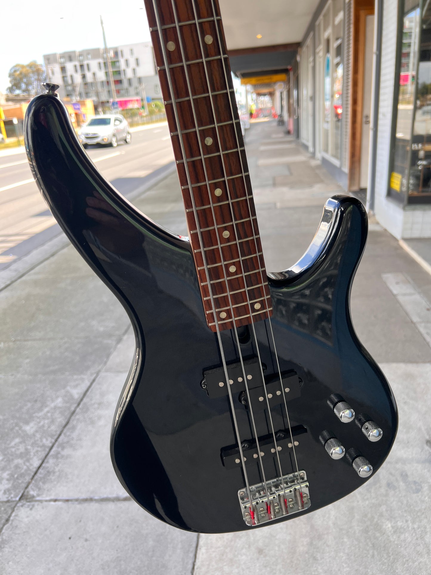 Yamaha TRBX204 4-String Electric Bass | Gloss Black