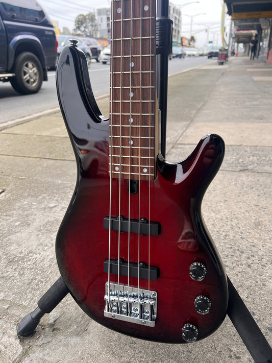 Yamaha BB405 5-String Bass Guitar | Wine Red