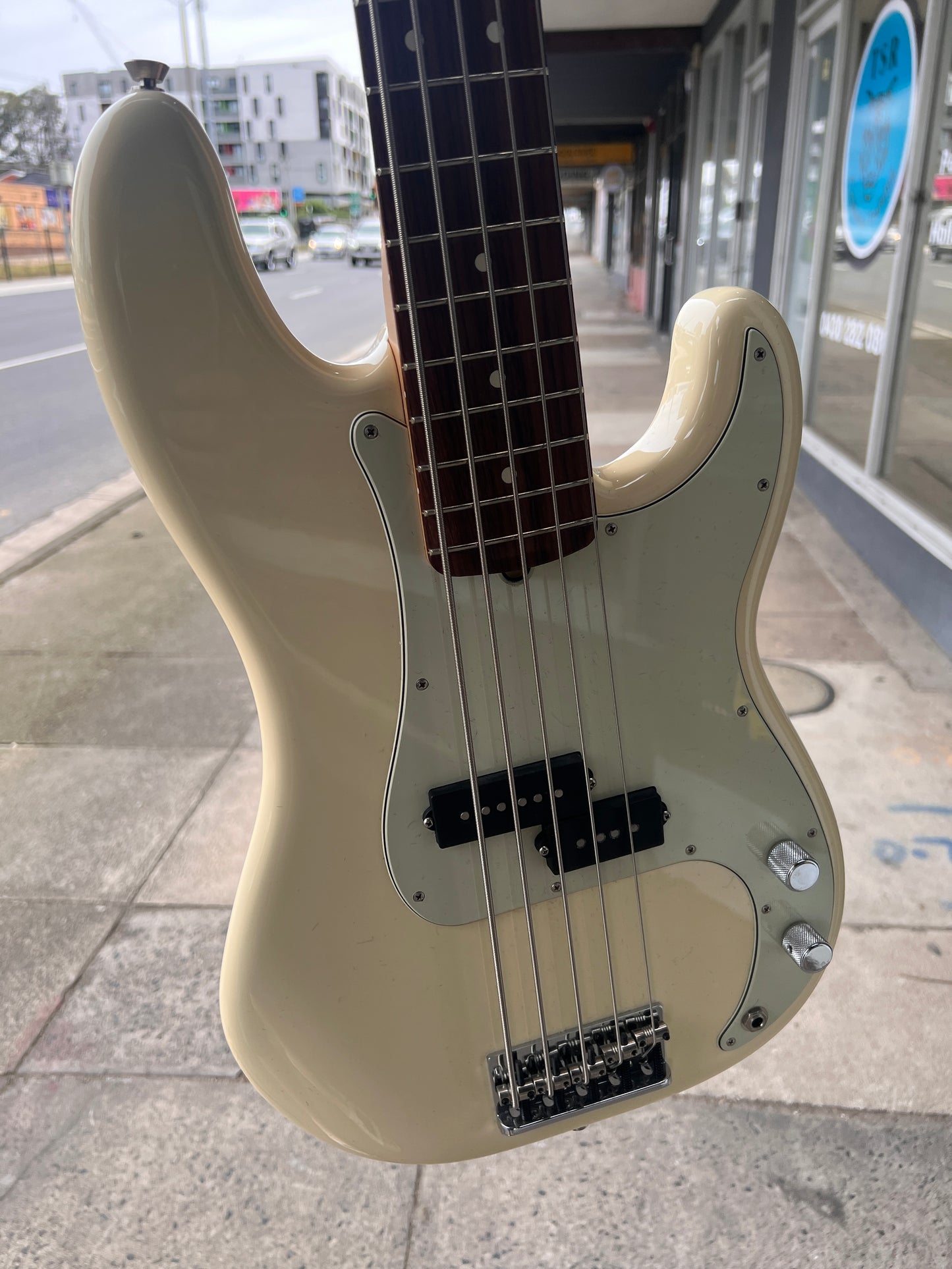 Fender 5-String Precision Bass Guitar | White