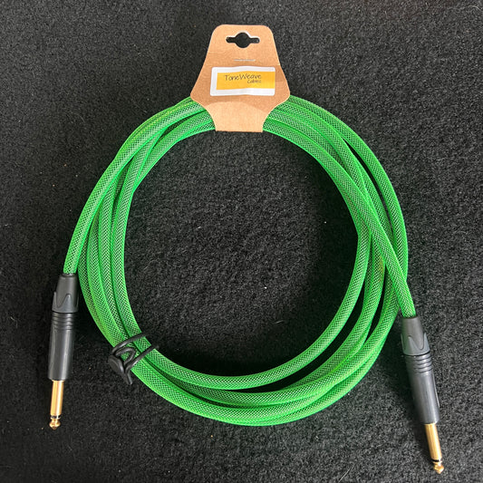 Toneweave Green Instrument Cable 12ft ST/ST