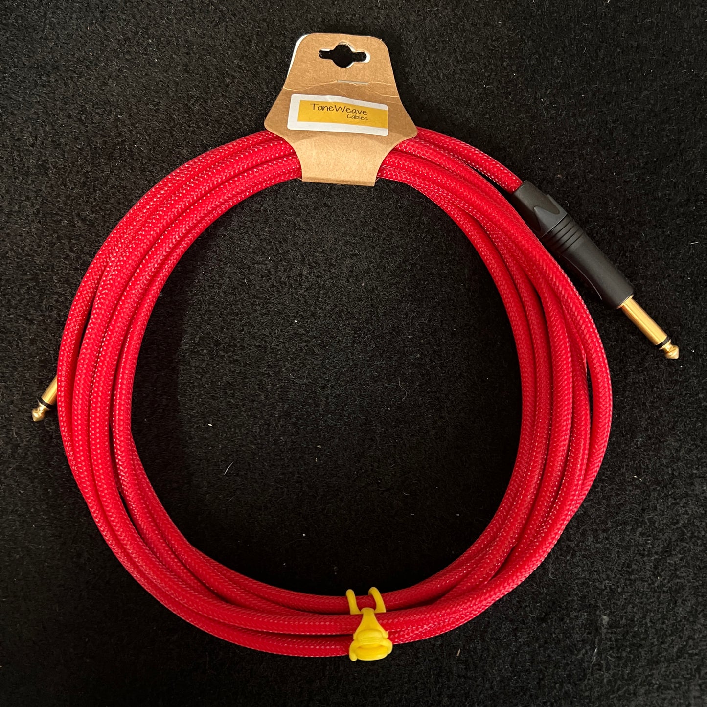 Toneweave Red Instrument Cable 12ft ST/ST