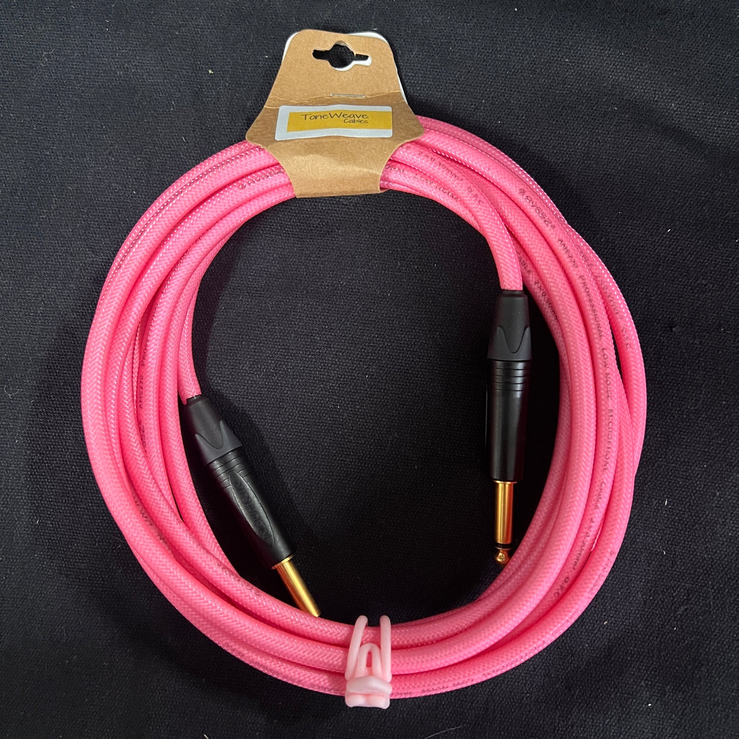 Toneweave Pink Instrument Cable 12ft ST/ST