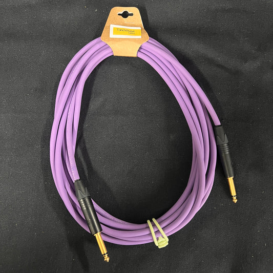 Toneweave Purple OFC/PVC Instrument Cable 15ft ST/ST