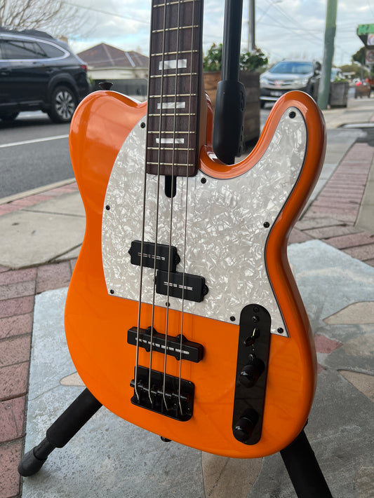 Maruszczyk Mr.Tee PJ 4-String Electric Bass Guitar | Orange