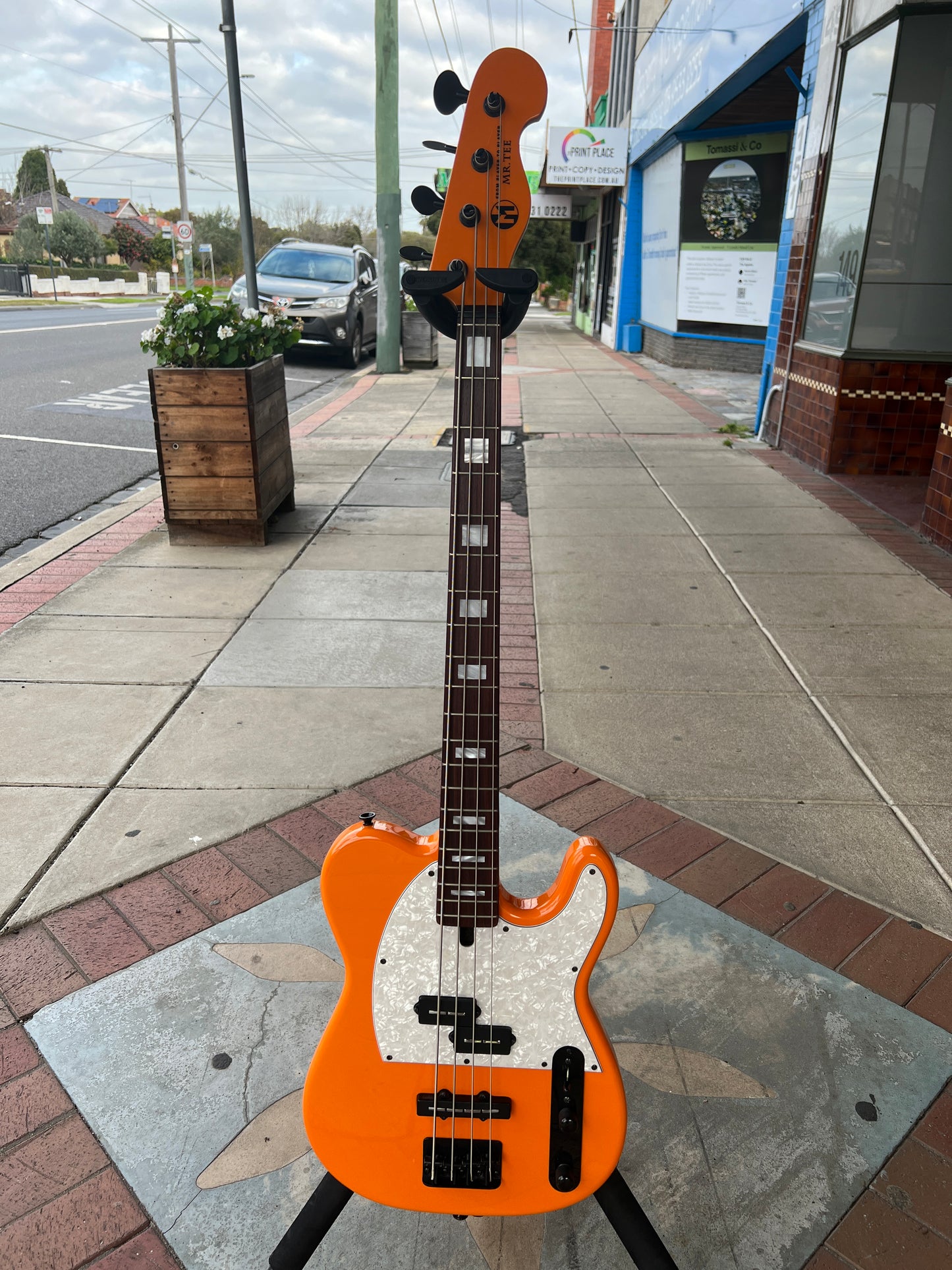 Maruszczyk Mr.Tee PJ 4-String Electric Bass Guitar | Orange