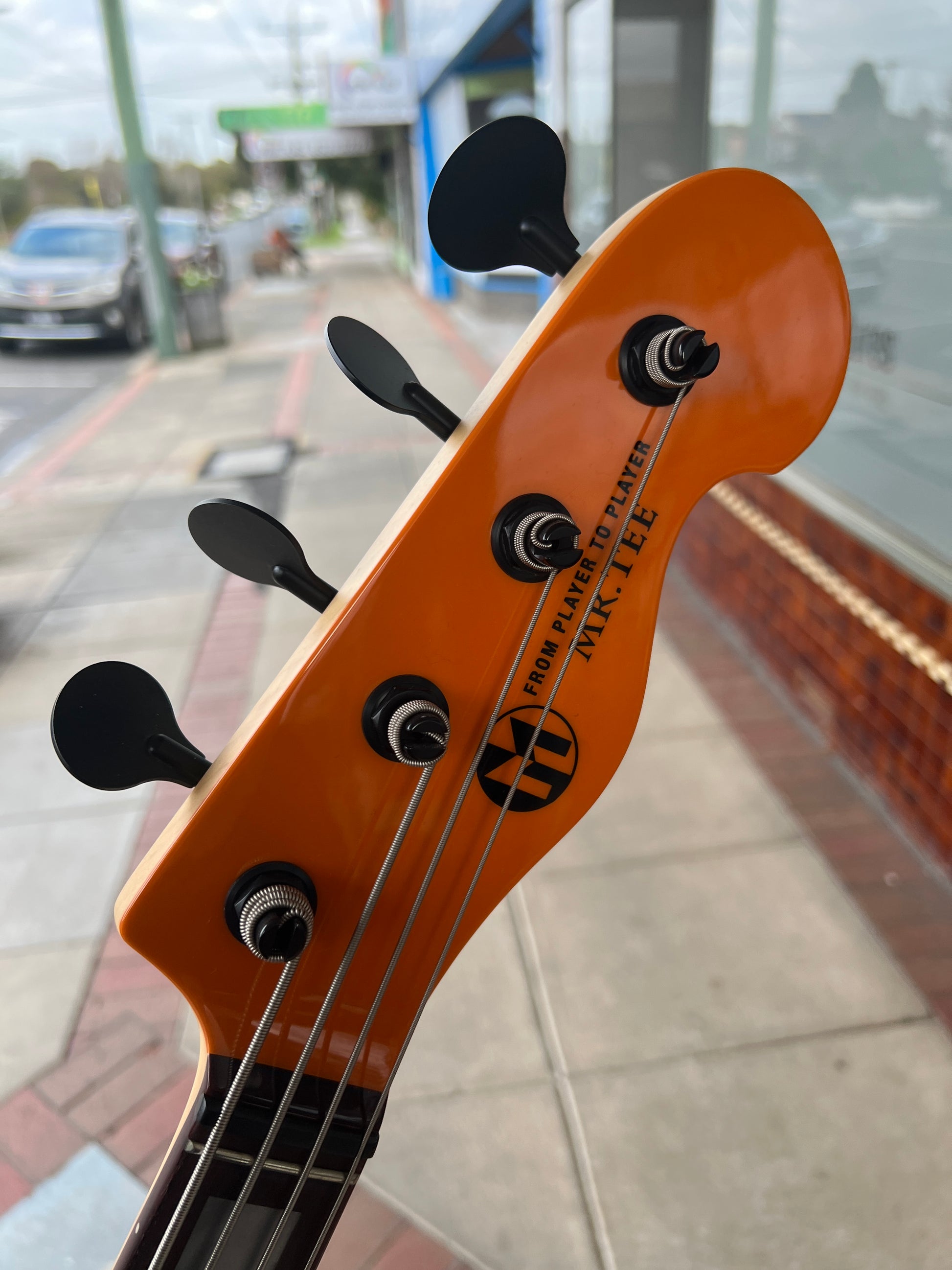 Maruszczyk Mr.Tee PJ 4-String Electric Bass Guitar | Orange