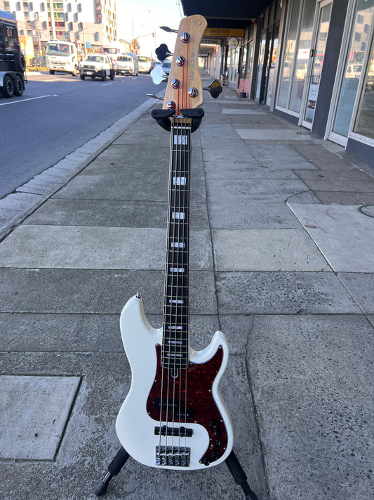 Sire P7 5-String Electric Bass | White