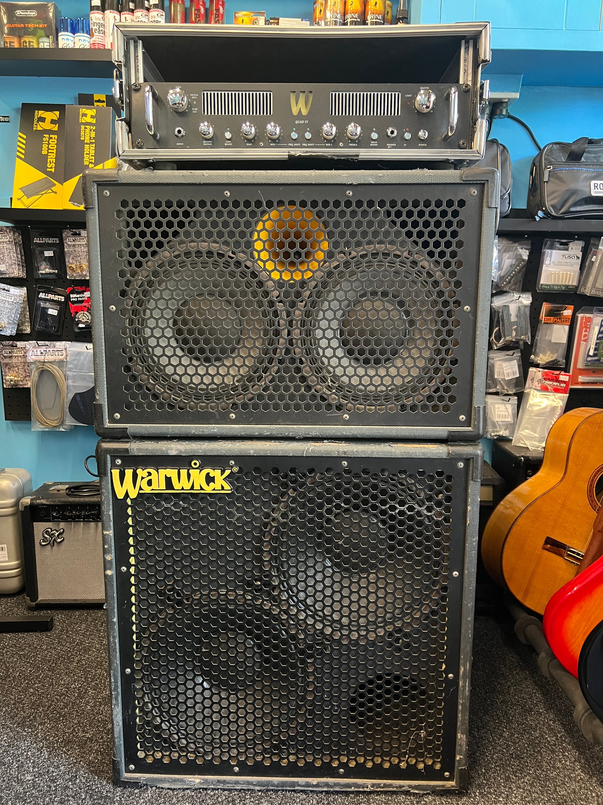 Warwick Bass Rig | Quad VI + 210 + 212