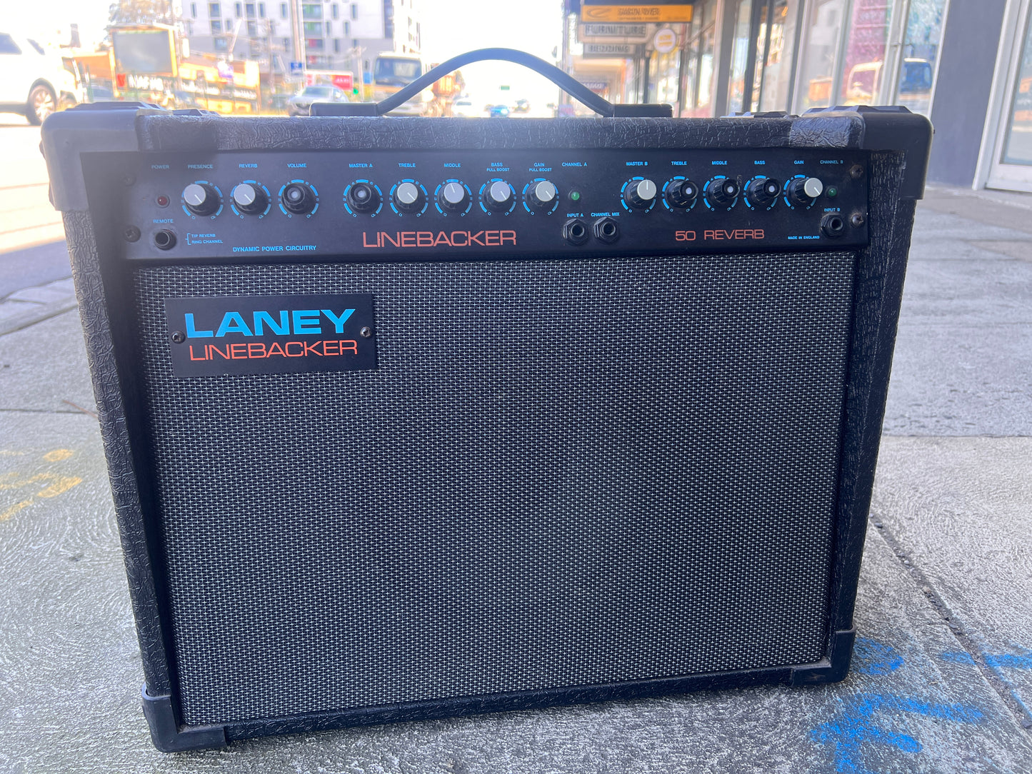 Laney Line Linebacker 50 Reverb Guitar Amplifier