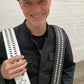 Right On Straps | Groove Paul Turner White Signature Bass Strap - VEGAN LEATHER