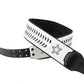 Right On Straps | Groove Paul Turner White Signature Bass Strap - VEGAN LEATHER