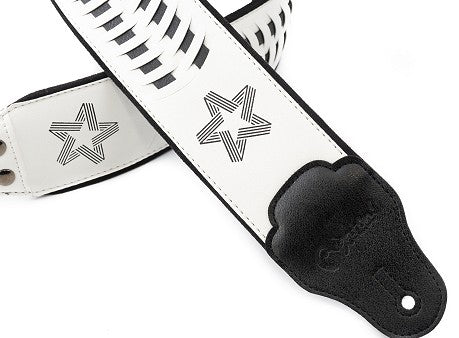 Right On Straps | Groove Paul Turner White Signature Bass Strap - VEGAN LEATHER