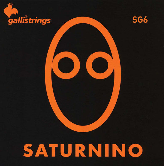 Galli SG6N Saturnino Nickel Round Wound Long Scale 6-String Bass String Set | Medium Gauge | 35-145