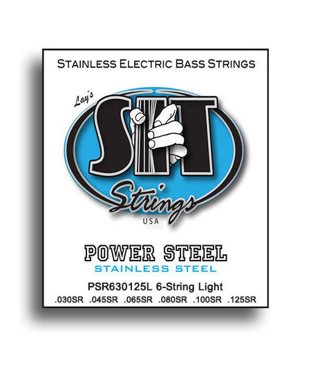 SIT Power Steel Light Stainless Steel Electric 6-String Bass String Set I 30-125