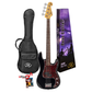 SX SPB62B VTG Series Vintage P Style Bass Guitar | Black