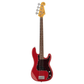 SX SPB62FR VTG Series Vintage P Style Bass Guitar | Fiesta Red