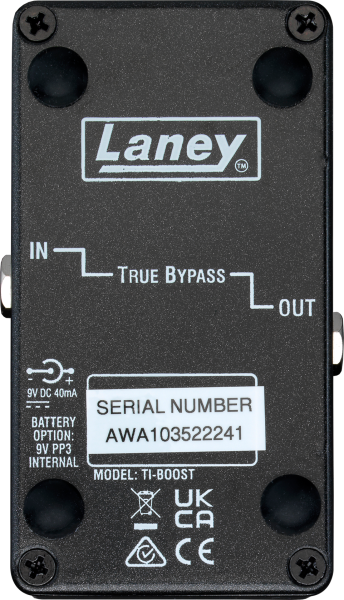 Laney Black Country Customs - TI-BOOST Tony Iommi Signature Boost Pedal