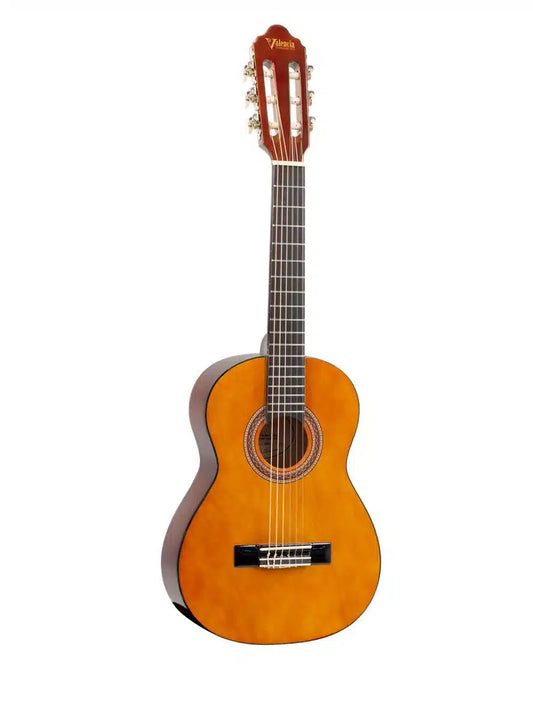 Valencia VC102 100 Series 1/2 Size Classical Guitar | Natural Gloss